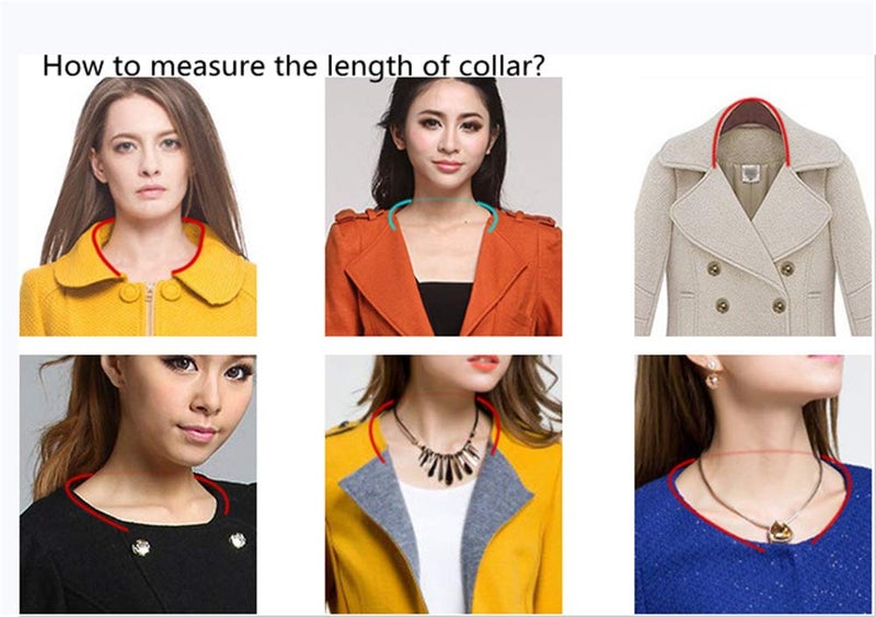 LDFWAY Faux Fur Collar Scarf Hood Collar Shawl Stole Neck Warmer For Winter Coat Jacket Parka (90cm/35.4", White with black tips) - Image 4